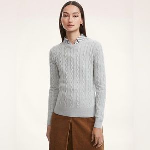 ✨ BROOKS BROTHERS✨ Supima Cotton Cable Sweater.